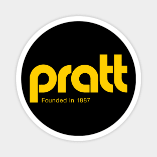 Pratt - retro gold Magnet